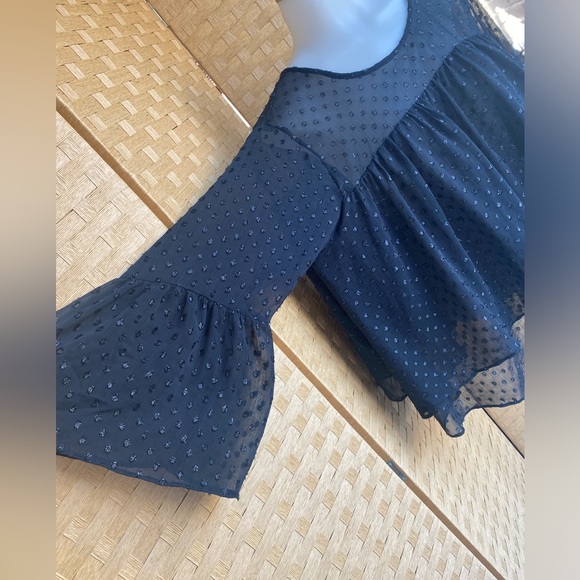 A New Day Black Blouse Large - Picture 3 of 6